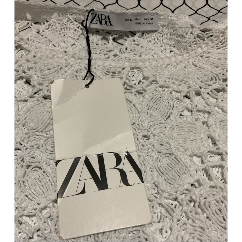 ZARA ~ KNIT CROCHET ТОР (NWT) - Picture 10 of 10